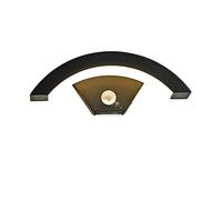MSGIRVLZL Appliques Murales En Alumide Style Minimaliste Mur Led Rétro Designe Lumière Plug-In Sel Lampe Convient For Salon de Thé, Chambre, Couloirs Lampes Décoratives Applique Noir Luminaires Murau/