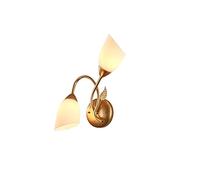 MSGIRVLZL Appliques Murales En Fer de Style Nordique E27 * 2 Créativité de La Mode Applique Murale En Forme de Fleur Plug-In Lava Convient For Salon de Thé, Chambre À Coucher, Couloirs Lampes Décorati