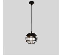 MSGIRVLZL Fer Forgé Créatif Moderne Globe Lustre Loft Vintage Plafonnier Suspendu Lustre Tête Fer Vintage Déco Salon Chambre Salle D'Étude Dispositif D’Éclairage