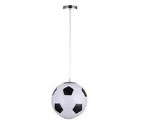 MSGIRVLZL Lampe À Suspension de Football Pour Chambre D'Enfant Créative, Lampes Suspendues Modernes En Boule de Verre, Lustres D'Éclairage Décoratifs de Couloir E27, Lampes À Suspension À Hauteur Régl