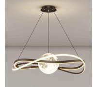 MSGIRVLZL Lampes Suspendues Planet Pour Chambre D'Enfant, Lampe Suspendue À Anneau Métallique Linéaire Avec Abat-Jour Sphérique En Acrylique, Lampes À Suspension D'Éclairage de Chambre À Coucher, Lust
