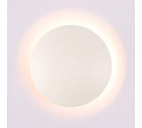 MSGIRVLZL Led Nordic Applique Murale Moderne Minimaliste Salon Luminaires Chambre Chevet Balcon Applique Murale Acrylique Couloir Vestiaire En Fer Forgé Créatif Rond Designer Luminaire/White-Warm Ligh