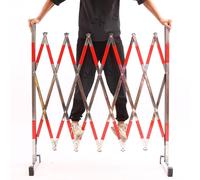MSHGSKU Barrière de sécurité Extensible et Pliable en Acier Inoxydable pour la Circulation et Les événements en Groupe