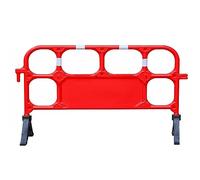 MSHGSKU Barrière de sécurité Extensible pour allées et escaliers, barrière de sécurité Portable pour Le contrôle des foules, Lot de 6 barrières de sécurité Jaunes pour Le stationnement et