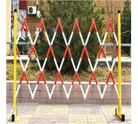 MSHGSKU Barrière de sécurité Portable en Acier avec roulettes 1,2 x 4 m - Solution Robuste de contrôle des foules pour métros et arrêts de Bus Système de séparation Mobile Facile à assembl