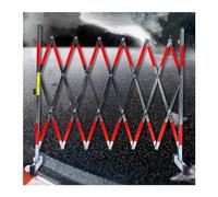 MSHGSKU Barrière de sécurité rétractable et barrière métallique Extensible - Clôture de sécurité Mobile pour garages, écoles, centres commerciaux, Terres agricoles et allées - Garde-Corps