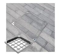 MSHGSKU Couvercle de Regard de Skimmer caché de Luxe, Couvercle Plat Robuste pour Patio et Jardin, Couvercle décoratif Invisible pour Fosse septique, accès au Champ d'épuration, Cour et pelouse (90x
