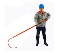 MSHGSKU Crochet de Sauvetage d'urgence isolé, Outil de sécurité Anti-électrocution pour environnements Haute Tension et Intervention en Cas d'incendie d'origine électrique