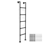 MSHGSKU Échelle de Secours Murale en Fer pour Camping-Car, capacité de Charge : 150 kg, échelle de Secours intérieure, Taille Personnalisable (175 cm/69 po).