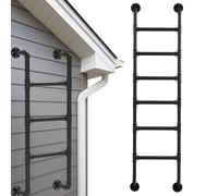 MSHGSKU Échelle de Sortie de puits de fenêtre Robuste, Montage Mural, escabeau pour loft, Villa, pour lit superposé, échelle d'entrée de sous-Sol, 100 300 cm (210 cm/83 po)