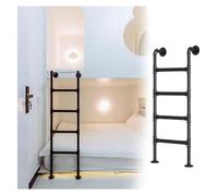 MSHGSKU Échelle Murale en métal pour lit Mezzanine - Échelle de Secours de 1,85 m pour greniers, sous-sols, dortoirs, Chambres, Appartements, hôtels et balcons - Solution de Secours