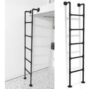 MSHGSKU Échelle Murale en métal pour loft, Hauteur 1,2 m, 1,5 m, 1,8 m, 2,1 m, 2,4 m, 2,7 m, 2,7 m, 3 m, 4 m, 5 m, 6 m, 7 m, 8 m, 9 m, échelle Murale Robuste, échelle de sécurité Robuste p