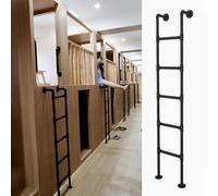 MSHGSKU Échelle Robuste en Acier pour Lits superposés - Escaliers de Secours pour Appartements, sous-sols et toits - Échelle Blanche Robuste de 105 cm (41 3/8")