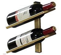 MSHGSKU Étagère à vin Murale Simple en Fer forgé de Style européen pour la Maison, Le Restaurant, Le Bar, Le présentoir décoratif élégant, empilable et placé de manière Oblique, Peut Conte