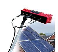 MSHGSKU Perche télescopique de Nettoyage de vitres - Brosse à Eau de 12 m pour Le Nettoyage de vérandas et de Panneaux photovoltaïques, kit de Nettoyage de toiture Extensible pour camions - Outils p