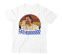 MSHUIIPE Fatherrr Fatherrrrrr T Shirt Unisex & Kids The It Crowd Funny Father DouglasWhiteS