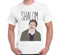 MSHUIIPE Shalom Jackie Friday Night Dinner Parody Funny Retro T ShirtWhiteL