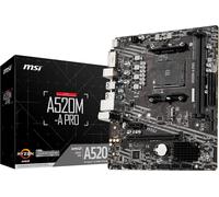 MSI A520M-A PRO carte mère AMD A520 Emplacement AM4 micro ATX