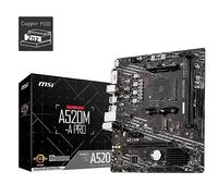 MSI A520M-A PRO carte mère AMD A520 Emplacement AM4 micro ATX
