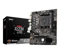 MSI A520M-A PRO carte mère AMD A520 Emplacement AM4 micro ATX