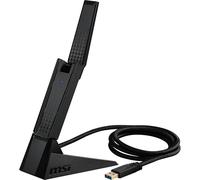 Adaptateur USB WiFi 6E - MSI - AXE5400 - 5400 Mbps - Tri-Bande - Sécurité WPA3