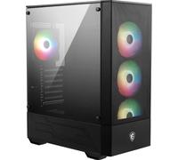 MSI Boîtier PC Gaming Mid Tower - Panneau latéral en Verre trempé - 4 Ventilateurs aRGB de 120 mm - Support de Refroidissement Liquide jusqu'à 240 mm de radiateur x 1 - MAG Forge 112R