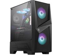 MSI MAG FORGE 100R unité centrale Midi Tower Noir, Transparent