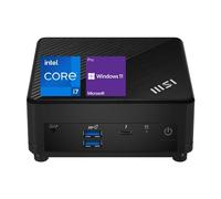 msi Bureau compact Cubi 5 Premium, processeur Intel i7-1255U de 12e génération, RAM 16 Go, SSD 512 Go, Wi-Fi 6, Thunderbolt 4, HDMI, DP, Windows 11 Pro, prend en charge le triple écran 4K @ 60 Hz pour