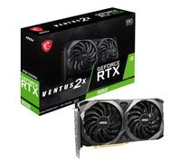 MSI Carte Graphique Gaming GeForce RTX 3050 8 Go GDRR6 128 Bits HDMI/DP PCIe 4 Ventilateurs Torx Twin Fans Ampere OC (RTX 3050 Ventus 2X 8G OC)