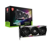 MSI Carte Graphique Gaming GeForce RTX 4070 Ti 12 Go GDRR6X 192 Bits HDMI/DP Nvlink Tri-Frozr 3 Ada Lovelace Architecture (RTX 4070 Ti Gaming Trio 12G)