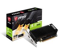 MSI Carte graphique NVIDIA GEFORCE GT 1030 2GHD4 LP OC '2 Go GDDR4, 1518 MHz, conception à profil bas, DisplayPort, HDMI, système de refroidissement passif sans ventilateur