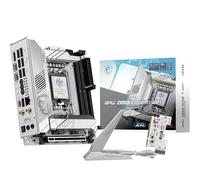 MSI Carte mère MPG Z890I Edge TI WiFi, Mini-ITX, prend en charge les processeurs Intel Core Ultra (série 2), LGA 1851-110A SPS VRM, DDR5 Memory Boost (8600+ MT/s OC), PCIe 5.0 x16, M.2 Gen5, Wi-Fi 7
