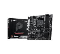 MSI Carte mère Pro B550M-P, mATX - Prend en Charge Les processeurs AMD Ryzen 5000/5000 G-Series, 4000 G-Series, 3000/3000 G-Series, AM4 - DDR4 Memory Boost (jusqu'à 4400+ MT/s OC), PCIe 4.0 x16, M.2