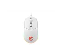 MSI CLUTCH GM11, blanche - Souris gaming 5000 dpi, optique, RGB, 6 boutons