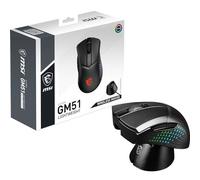 MSI CLUTCH GM51 LIGHTWEIGHT WIRELESS souris Jouer Droitier RF Wireless + Bluetooth + USB Type-C Optique 26000 DPI