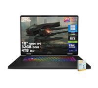 msi Crosshair 18 HX AI Ordinateur portable de jeu | 18 po QHD+ IPS 240 Hz | Intel Core Ultra 9 275HX | 32 Go DDR5 4 To SSD | GeForce RTX 5070 (jusqu'à 798 AI Tops) | Thunderbolt 4 Win11 Pro avec