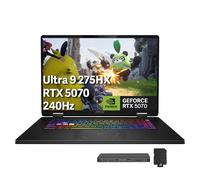 msi Crosshair 18 HX AI Ordinateur portable de jeu QHD+ 240 Hz, Intel Ultra 9 275HX, NVIDIA RTX 5070 8 Go GDDR7, 32 Go DDR5, 2 To de stockage (SSD 1 To + station d'accueil 1 To), clavier rétroéclairé
