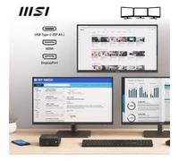 MSI Cubi N ADL 001BEU - Barebone - mini PC 1 x Pentium N200 / jusqu'à 3.7 GHz - RAM 0 Go - UHD Graphics - Bluetooth, Gigabit Ethernet - noir Noir G