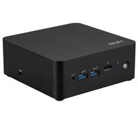 MSI Cubi NUC Barebone Ordinateur de bureau, Intel Core 7-1365U, 2 emplacements DDR5 (jusqu'à 64 Go), vPRO Enterprise, WiFi 6E, remplacement avancé de 3 ans (13MQG-202BUS)