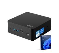 msi Cubi NUC Business Mini ordinateur de bureau, processeur 10 cœurs Intel Core 5 120U, 16 Go de RAM DDR5, 256 Go SSD, prend en charge 4 moniteurs 4K, Thunderbolt 4, HDMI, lecteur de carte MicroSD