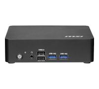 MSI Cubi NUC TWG S-006XAT Mini PC Intel N150 8 Go/512 Go | 8 Go DDR5, SSD NVMe 512 Go, 3 x USB 10 Gbit/s, 2 x HDMI 2.1, DP 1.4, 3 écrans, double LAN, Wi-Fi 5, BT 5, sans ventilateur
