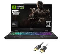 MSI Cyborg 15.6 inch FHD 144Hz Gaming Laptop, Intel Core 7 240H, NVIDIA GeForce RTX 5060, 32GB RAM, 1TB SSD, WiFi 6E, RGB Backlit Keyboard, PDG HDMI Cable, US Version KB, Windows 11