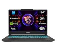 MSI Cyborg 15 Ordinateur Portable de Jeu, 15,6", Full HD 144 Hz, Intel Core i5-13420H, NVIDIA GeForce RTX 4050, 16 Go DDR5, SSD 512 Go, Windows 11 Home, Clavier QWERTZ, A13VE-863, Noir Transparent