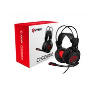 MSI DS502 Casque Avec fil Arceau Jouer Noir, Rouge