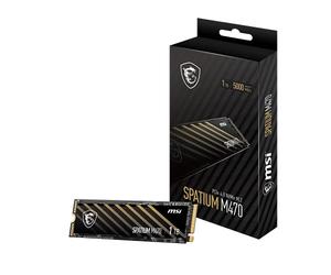 MSI Dysk SSD Spatium M470 1 TB M.2 2280 PCI-E x4 Gen4 NVMe (S78-440L420-P83)