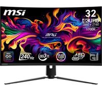 Msi - Ecran Pc Gamer Mpg 321curx 32" Incurvé 4k 240hz Qd-Oled Hdr True Black 400 Hdmi 2.1 Usb-C 98w
