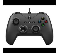 MSI FORCE GC200 Manette de Jeu USB Filaire, Compatible PC & Android, Contrôle Analogique/Numérique, Vibration, Câble 2m, Touches Macro & Turbo