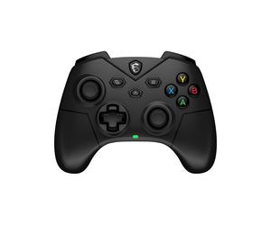 MSI FORCE GC300 WIRELESS Manette de Jeu Noire USB 2.0 & Sans Fil PC/Android, Batterie 600mAh, Autonomie 20h, 148x111x68mm, 230g