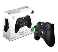 MSI FORCE PRO WIRELESS Manette de jeu PC - 2,4 GHz, Bluetooth, USB Type-C to A - filaire/sans fil, batterie Li-ion 1000mAh (48h), gâchettes à effet Hall, quatre moteurs à vibration, RGB