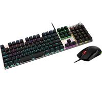 MSI Forge GK310 Combo Red US - Ensemble Clavier mécanique RVB et Souris Forge, Anti-ghosting, capteur Optique 7200 DPI